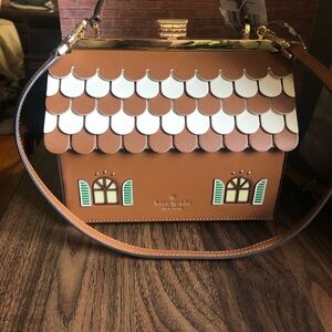 Kate spade gingerbread house novelty purse